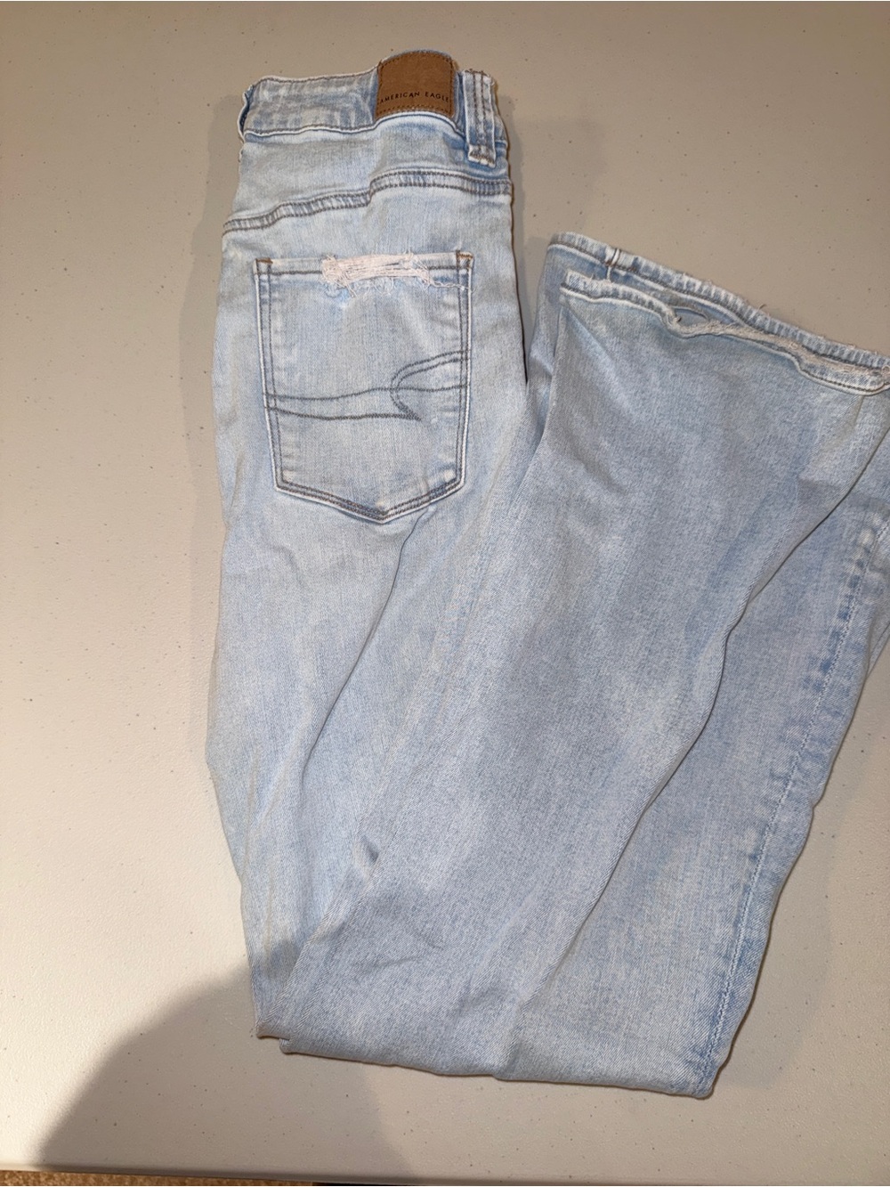 American Eagle Outfitters Light Blue Flare Jeans